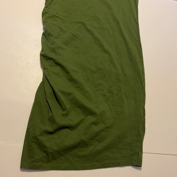 Design Lab Green Short Sleeved Stretch Cotton Dress - Women’s Size Medium - Picture 6 of 7